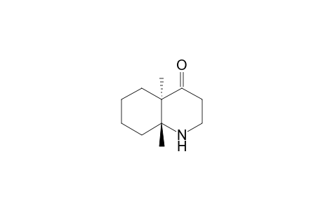 4a,8a-Dimethyloctahydro-4(1H)-quinolinone