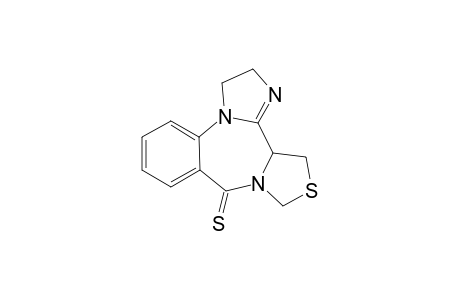 1,2,3b,4,5,6-Hexahydro-8H-thiazolo[4,3-c][1,3]imidazo1,2-a][1,4]benzodiazepine-8-thione