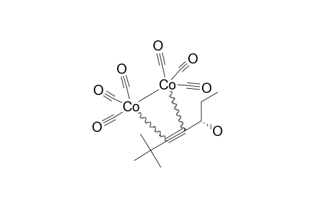 (S)-6,6-DIMETHYLHEPT-4-YN-3-OL-DICOBALTHEXACARBONYL-COMPLEX