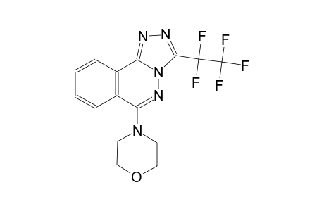 [1,2,4]triazolo[3,4-a]phthalazine, 6-(4-morpholinyl)-3-(1,1,2,2,2-pentafluoroethyl)-