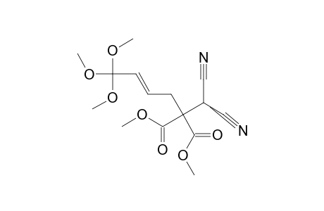 1,1,1-TRIMETHOXY-5,5-BIS-(METHOXYCARBONYL)-6,6-DICYANO-(E)-HEX-2-ENE