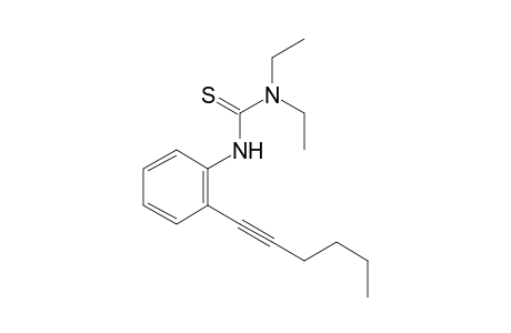 1,1-Diethyl-3-[2-(hex-1-ynyl)phenyl]thiourea