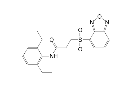 propanamide, 3-(2,1,3-benzoxadiazol-4-ylsulfonyl)-N-(2,6-diethylphenyl)-