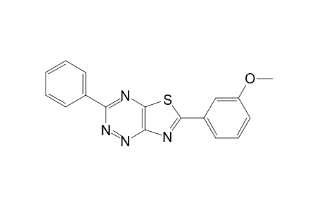 Thiazolo[5,4-e]-1,2,4-triazine, 6-(3-methoxyphenyl)-3-phenyl-