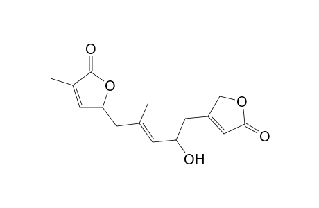 5-[(E)-4-Hydroxy-2-methyl-5-(5-oxo-2,5-dihydro-furan-3-yl)-pent-2-enyl]-3-methyl-5H-furan-2-one