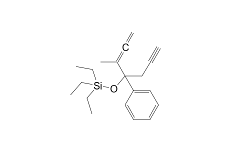 Triethyl(3-methyl-4-phenylhepta-1,2-dien-6-yn-4-yloxy)silane