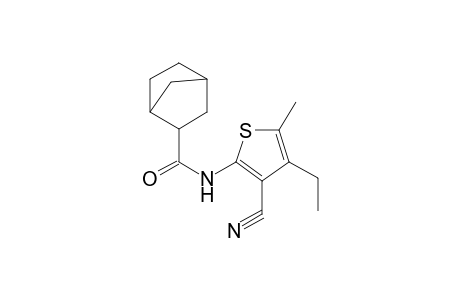 Bicyclo[2.2.1]heptane-2-carboxamide, N-(3-cyano-4-ethyl-5-methyl)thienyl-