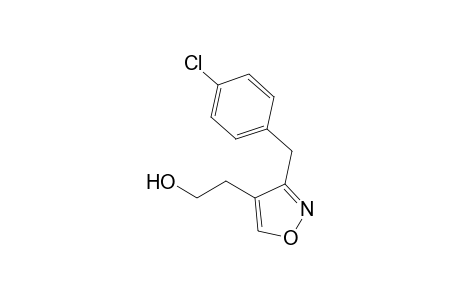 3-(4-Chlorophenyl)methyl-4-(2-hydroxyethyl)isoxazole