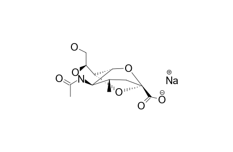 SODIUM-5-ACETAMIDO-2,7-ANHYDRO-4-C-METHYL-3,4,5-TRIDEOXY-D-GLYCERO-D-TALO-2-NONULOSONATE