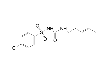 1-[(p-chlorophenyl)sulfonyl]-3-(4-methyl-3-pentenyl)urea