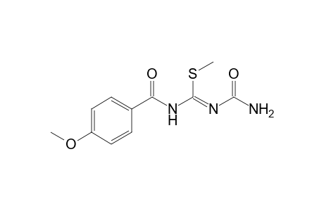N-Carbamoyl-N'-p-methoxybenzoyl-S-methylisothiourea