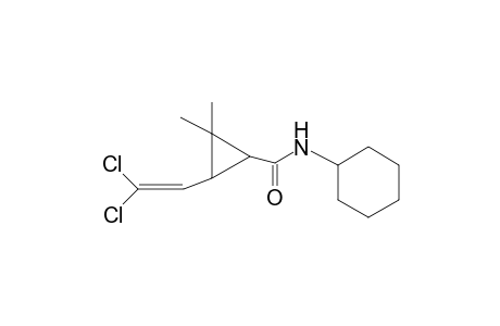 N-Cyclohexyl-3-(2,2-dichlorovinyl)-2,2-dimethylcyclopropanecarboxamide