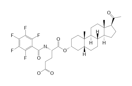 20-OXO-5-BETA-PREGNAN-3-ALPHA-YL-N-(PENTAFLUOROBENZOYL)-L-GLUTAMATE