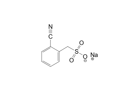 o-cyano-alpha-toluenesulfonic acid, sodium salt