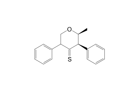 cis-3,5-diphenyl-2-methyl-tetrahydro-4-thiopyrone