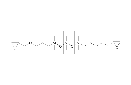 Polydimethylsiloxane diglycidyl ether end groups
