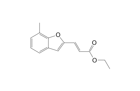 Ethyl a-(E)-(7-methyl-benzofuryl)-acrylate