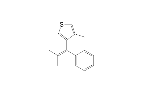 Thiophene, 3-methyl-4-(2-methyl-1-phenyl-1-propenyl)-