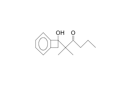 2-(1'-Hydroxy-1',2'-dihydro-benzocyclobuten-1'-yl)-2-methyl-hexan-3-one