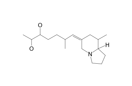 (6R,Z)-6-Methyl-7-((8R,8as)-8-methylhexahydroindolizin-6(5H)-ylidene)heptane-2,3-diol