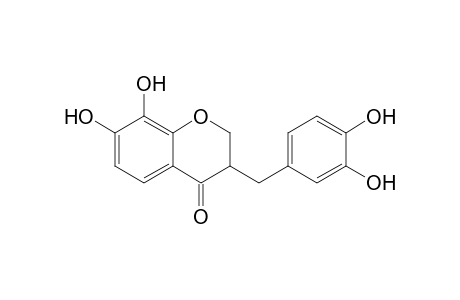 7,8-Dihydroxy-3-(3,4-dihydroxybenzyl)-2,3-dihydro-4H-1-benzopyran-4-one