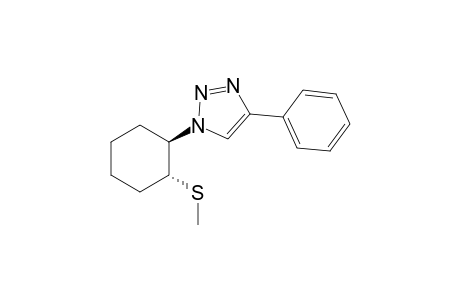 1-[(1R*,2R*)-2-(Methylthio)cyclohexyl]-4-phenyl-1H-1,2,3-triazole