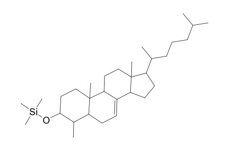 Silane, trimethyl[[(3.beta.,4.alpha.,5.alpha.)-4-methylcholest-7-en-3-yl]oxy]-