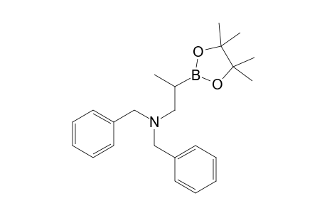 dibenzyl-[2-(4,4,5,5-tetramethyl-1,3,2-dioxaborolan-2-yl)propyl]amine