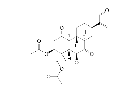 3-BETA-ACETOXYERIOCASIN_D;6-BETA,19-DIACETOXY-1-ALPHA,6-BETA-DIHYDROXY-7,16-DIOXO-ENT-ABIETA-15-(17)-ENE