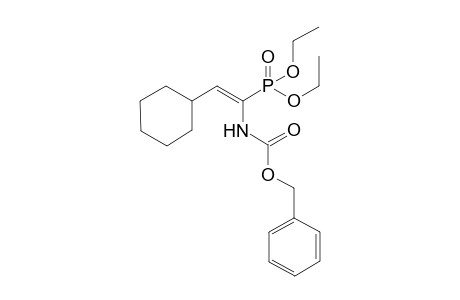 (E)-Benzyl 2-cyclohexyl-1-(diethoxyphosphoryl)vinylcarbamate