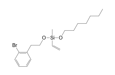 Silane, methylvinyl(2-(2-bromophenyl)ethoxy)heptyloxy-