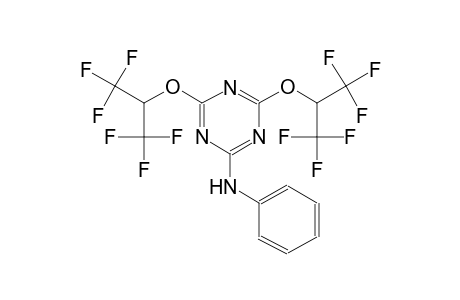 1,3,5-triazin-2-amine, N-phenyl-4,6-bis[2,2,2-trifluoro-1-(trifluoromethyl)ethoxy]-