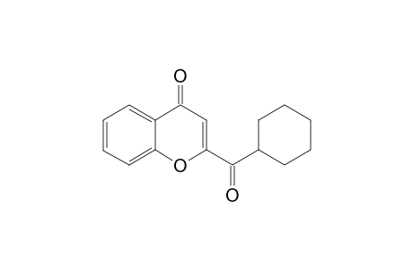 2-(Cyclohexanecarbonyl)-4H-chromen-4-one