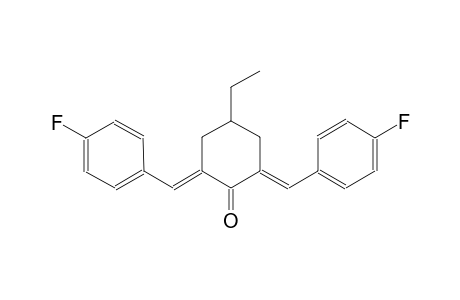 cyclohexanone, 4-ethyl-2,6-bis[(4-fluorophenyl)methylene]-, (2E,6E)-