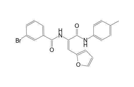 benzamide, 3-bromo-N-[(E)-2-(2-furanyl)-1-[[(4-methylphenyl)amino]carbonyl]ethenyl]-