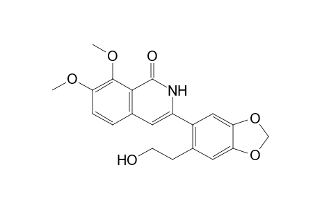 7,8-Dimethoxy-3-[6-(2-hydroxyethyl)benzo[1,3]dioxol-5-yl]-2H-isoquinolin-1-one