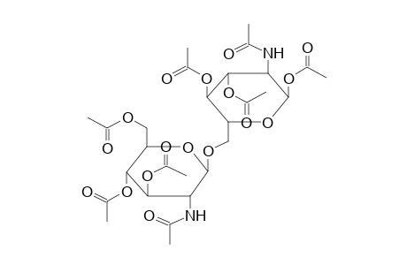 2-ACETAMIDO-6-O-(2-ACETAMIDO-3,4,6-TRI-O-ACETYL-2-DEOXY-BETA-D-GLUCOPYRANOSYL)-1,3,4-TRI-O-ACETYL-2-DEOXY-ALPHA-D-GLUCOPYRANOSE