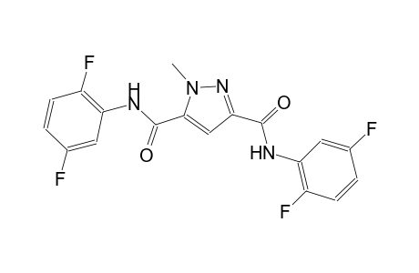 1H-pyrazole-3,5-dicarboxamide, N~3~,N~5~-bis(2,5-difluorophenyl)-1-methyl-