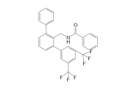 1-Benzoylamidomethyl-6-[(3,5-bis(trifluoromethyl)phenyl]-2-phenylbenzene
