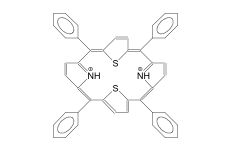 meso-Tetraphenyl-21,23-dithia-porphine dication