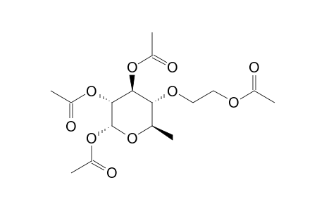 ACETYL-4-O-(2-ACETOXYETHYL)-2,3-DI-O-ACETYL-6-DEOXY-ALPHA-D-GLUCOPYRANOSIDE