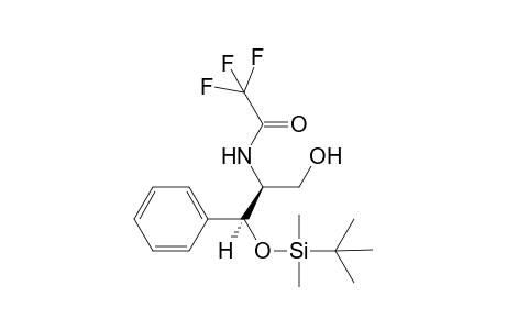 (1S,2S)-1-tert-Butyldimethylsiloxy-1-phenyl-2-trifluoroacetamidopropane-3-ol