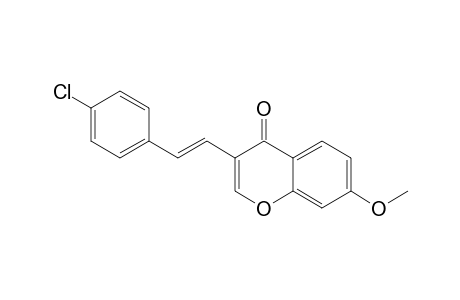 (E)-4'-Chloro-7-methoxy-3-styrylchromone