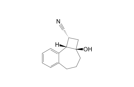 (+-)-(1.alpha.,2a.beta.,9b.beta.)-2a-Hydroxy-2,2a,3,4,5,9b-hexahydro-1H-cyclobuta[a]benzocycloheptene-1H-carbonitrile