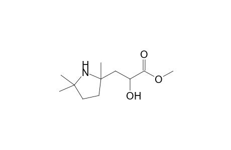 2-Hydroxy-3-(2,5,5-trimethylpyrrolidin-2-yl)propionoic acid methyl ester