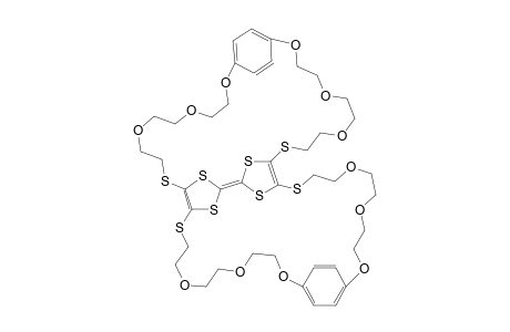 1,4,5,8-Tetrahydro-2,7(6):3,6(7)-bis[1,4-bis(2-(2-(2-thioethoxy)ethoxy)ethoxy)phenylene]-1,4,5,8-tetrathiafulvalene