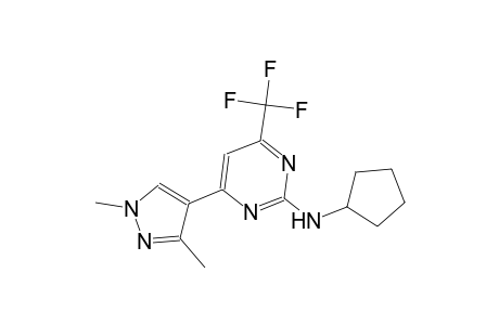 2-pyrimidinamine, N-cyclopentyl-4-(1,3-dimethyl-1H-pyrazol-4-yl)-6-(trifluoromethyl)-