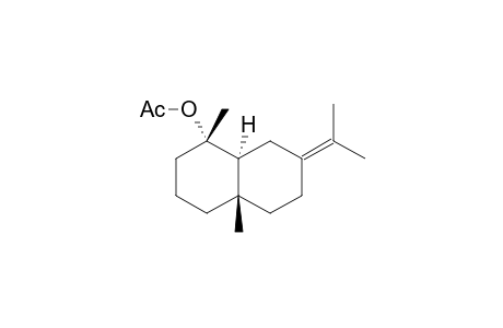 Eudesm-7(11)-en-4-ol, acetate