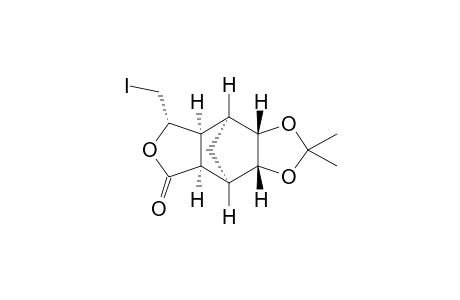 (1R,2R,5S,6S,7S,8S,9R)-5-Iodomethyl-8,9-isopropylidenedioxy-4-oxatricyclo[5.2.1.0(2,6)]decan-3-one