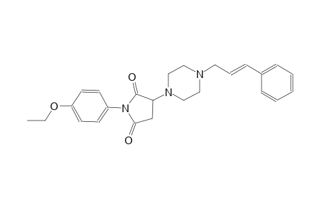 2,5-pyrrolidinedione, 1-(4-ethoxyphenyl)-3-[4-[(2E)-3-phenyl-2-propenyl]-1-piperazinyl]-